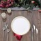 10 Count White Gold Small Disposable Paper Dessert Plates for Party 7.25 Inch